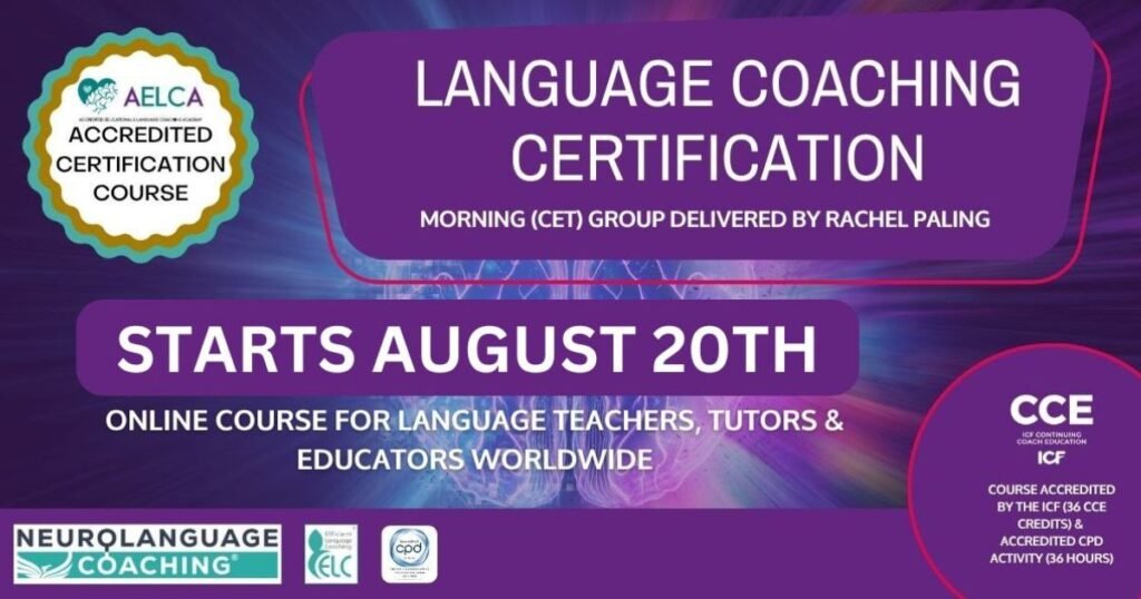 LCC Aug Sep2026 MORNING NLC 1 - Neurolanguage Coaching : Brain Friendly Language Learning