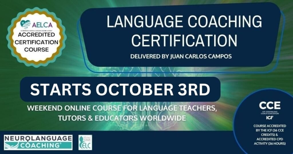 LCC Oct Nov 2026 WEEKENDS nlc 1 - Neurolanguage Coaching : Brain Friendly Language Learning